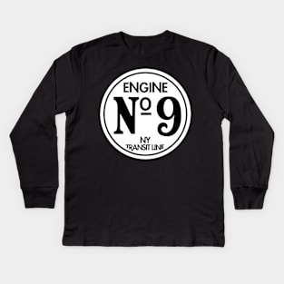 Engine Engine Number Nine Kids Long Sleeve T-Shirt